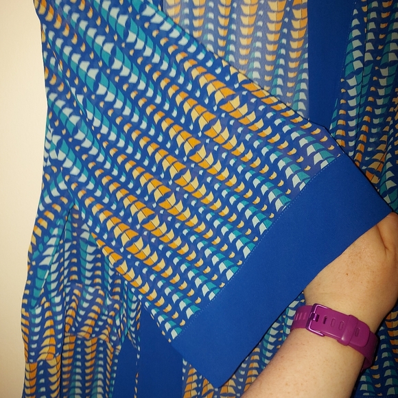 Addition Elle Long Kimono Style Sheer Wrap - Picture 7 of 10